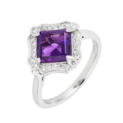 Amethyst Engagement Rings | The London Victorian Ring Co – The London ...